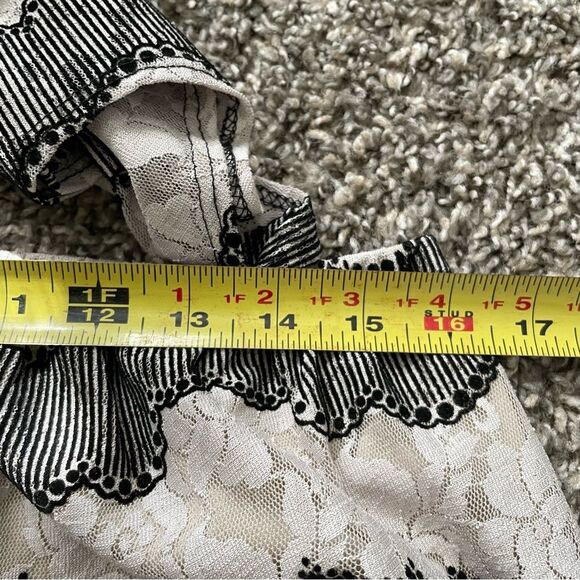 VaVa By Joy Han Rochelle Black/Gray/Tan Off The Shoulder Dress Women’s Sz L - Picture 14 of 14